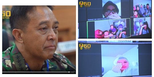 Jenderal TNI Andika Nangis Lihat Momen Haru Tenaga Medis Temu Kangen sama Keluarga