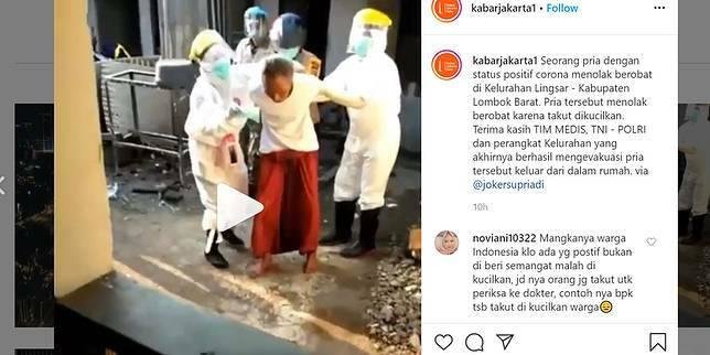 hoaks kakek dijemput paksa karena positif corona