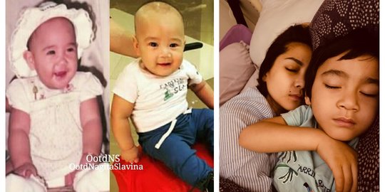 10 Potret Nagita Slavina saat Kecil Mirip Banget Rafathar, Seperti Anak Kembar