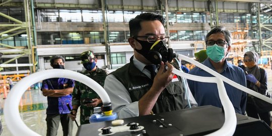 Pemprov Jabar Siap Beli Ventilator Buatan Pindad dan PT Dirgantara Indonesia