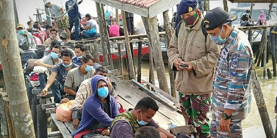 44 TKI Ilegal Diamankan saat Pulang Lewat Labuhan Batu Utara