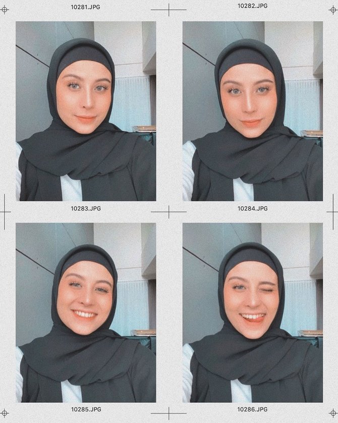 awkarin tampil berhijab