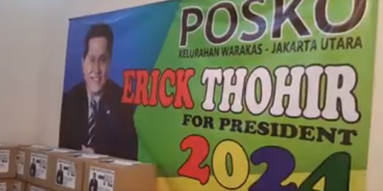 Beredar Sembako Bantuan Covid-19 Berfoto Erick Thohir For Presiden 2024