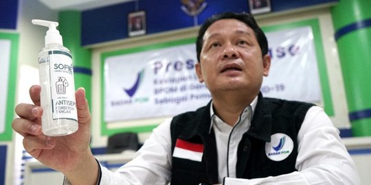 BPOM dan UMKM di Gorontalo Produksi Hand Sanitizer dari Nira Aren