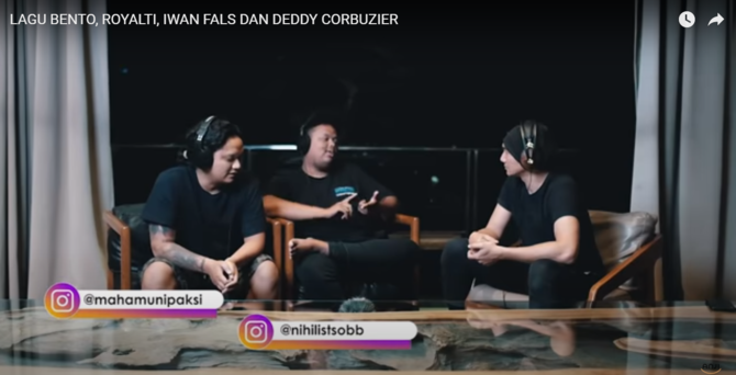 naniel pencipta lagu bento