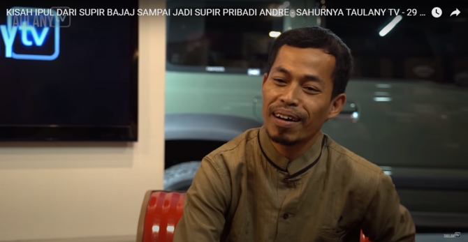 mengenal ipul sopir andre taulany