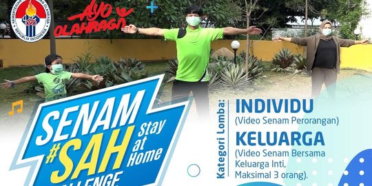 Program Senam Stay at Home (SAH) Direspon Baik oleh Masyarakat