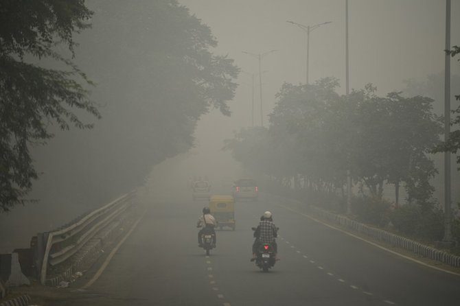 polusi udara di india