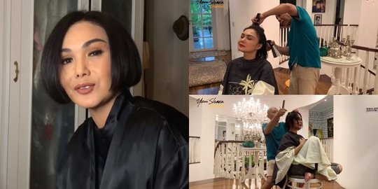 Potong Rambut Sendiri di Rumah, Begini Penampilan Baru Yuni Shara