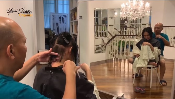yuni shara ganti rambut