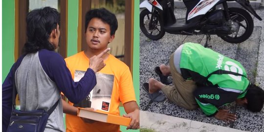 Sopir Ojol Antar Duit Rp100 Juta, di Akhir Perjalanan Pengemudi Nangis Sampai Sujud