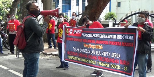 May Day, Buruh Tolak PHK dengan Dalih Covid-19