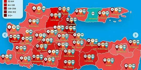 5 Fakta Kasus COVID-19 di Jatim Capai 1000 Lebih, Tertinggi Ketiga di Indonesia