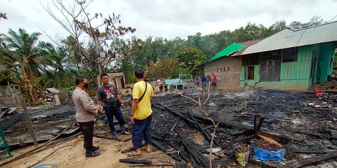 Pria di Riau Terbakar Saat Api Berkobar di Rumahnya