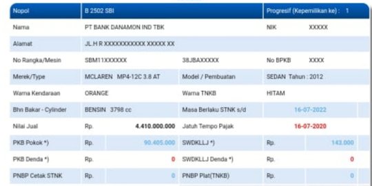 supercar mclaren kecelakaan di tol jagorawi terdaftar milik pt bank danamon
