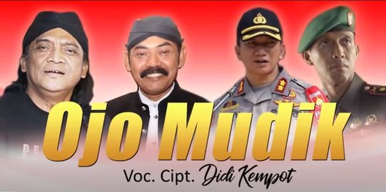 Viral Lagu 'Ojo Mudik' Didi Kempot, Gandeng Wali Kota Solo Jadi Bintang Video Klip