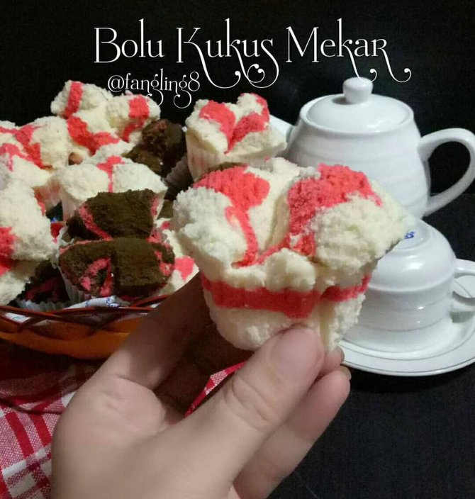 kue bolu kukus mekar