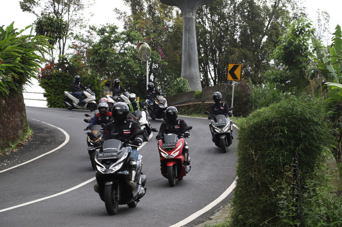 astra honda motor gelar pcx luxurious trip 2019 di bali