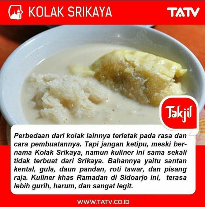 kolak srikaya sidoarjo