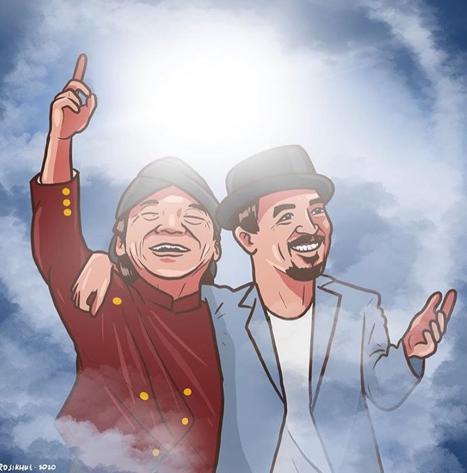 karikatur glenn fredly dan ddi kempot