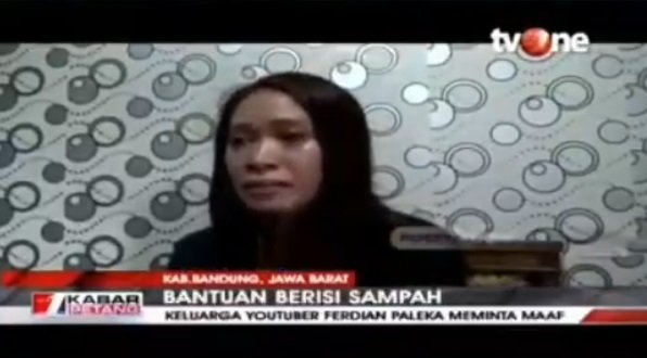 viral youtuber kasih bantuan berisi sampah