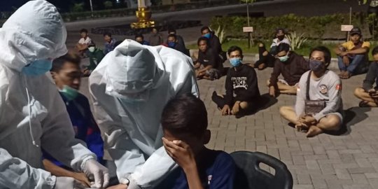 310 Orang Terjaring Razia Jam Malam di Sidoarjo, 4 Positif Covid-19