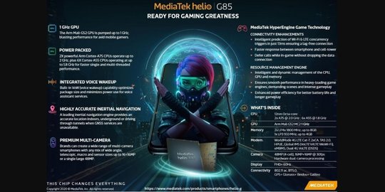 MediaTek Perkenalkan Prosesor Gaming Untuk Smartphone Murah