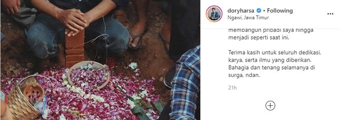 postingan dory haryanto tukang gendang didi kempot dibanjiri komentar