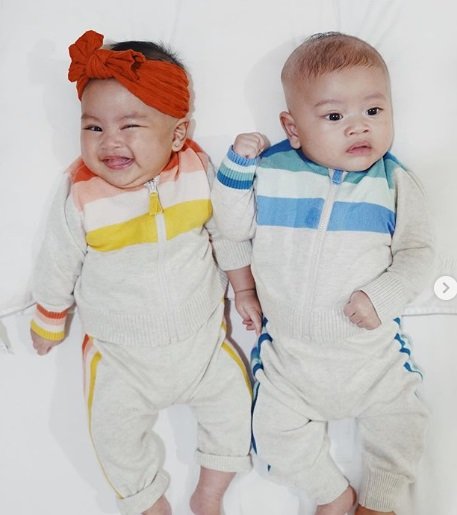 zyan dan zunaira anak kembar syahnaz dan jeje