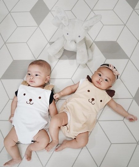 zyan dan zunaira anak kembar syahnaz dan jeje