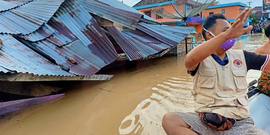Dihantam Banjir Bandang, Ratusan Rumah di Sumsel Terendam