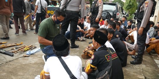 Berdalih Tagih Utang, Puluhan Anggota Ormas Geruduk Kantor Swasta di Samarinda