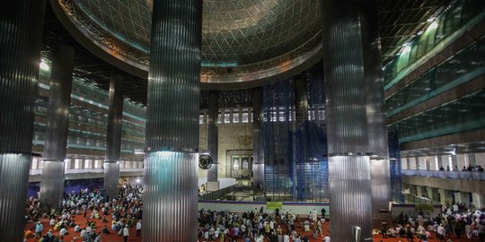 Pengumpulan Zakat Fitrah di Masjid Istiqlal Berkurang Drastis