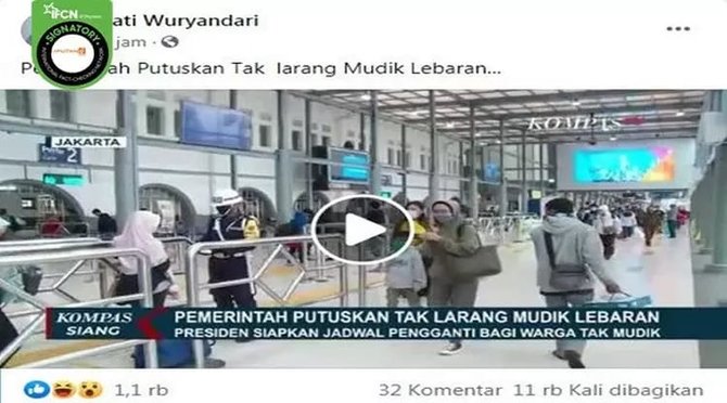 disinformasi pemerintah putuskan tak larang mudik