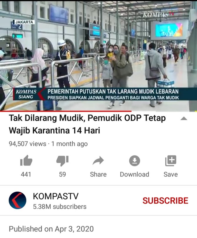 disinformasi pemerintah putuskan tak larang mudik