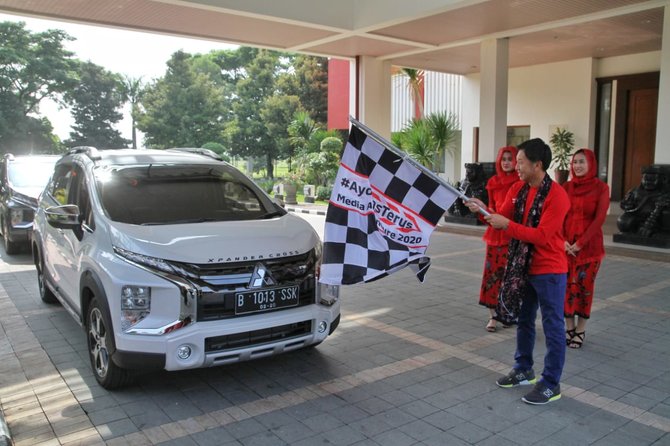 test drive mitsubishi xpander cross di jawa timur 2020