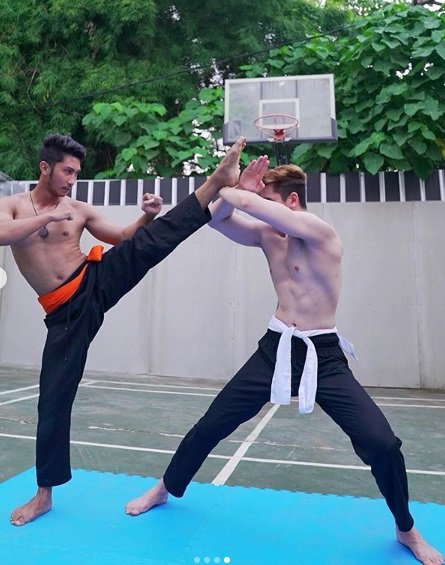 momen verrell bramasta latihan pencak silat