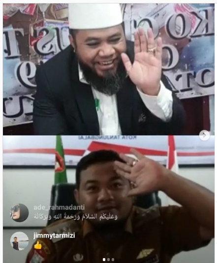 wali kota tanjung balai m syahrial dan wali kota bengkulu helmi hasan