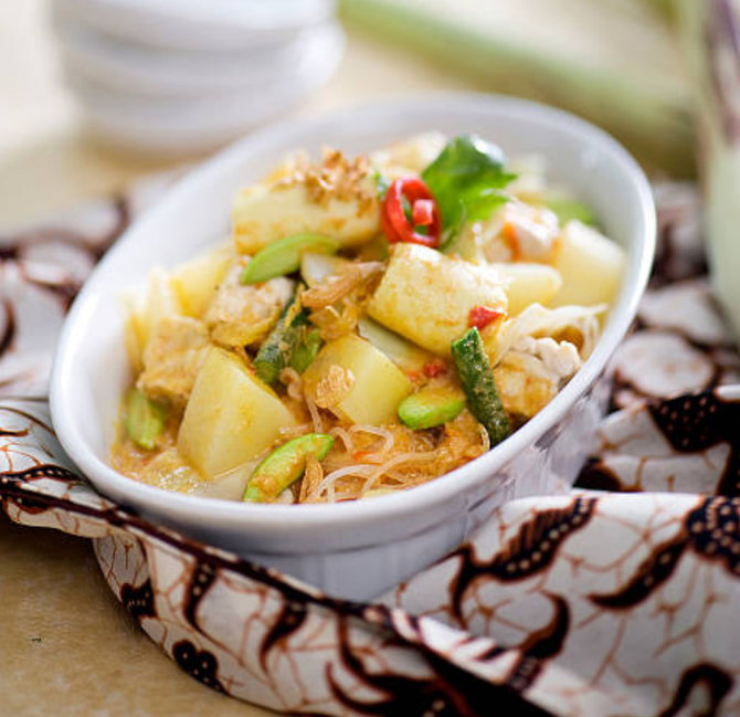 ilustrasi makanan khas betawi