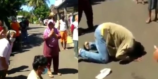 Momen Mengharukan Pasien Sembuh Corona, Disambut Bak Pahlawan Sampai Sujud Syukur