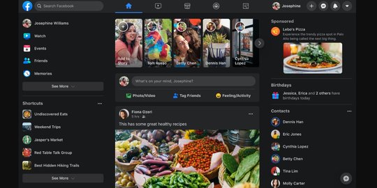 Dark Mode Facebook Kini Telah Tersedia ke Seluruh Pengguna