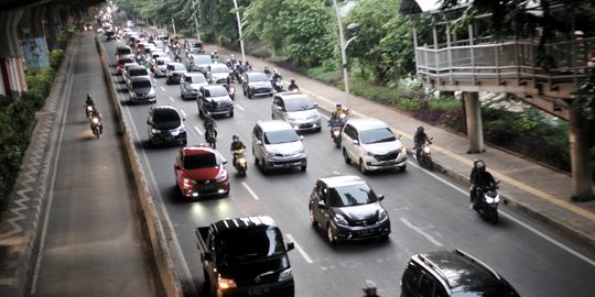 Volume Kendaraan Pribadi di Jalanan Ibu Kota Kembali Meningkat