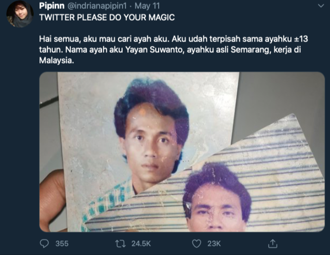 lama terpisah ini 6 kisah warganet mencari ayah yang 039hilang039 di twitter