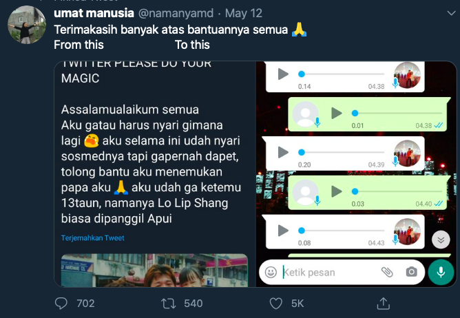 lama terpisah ini 6 kisah warganet mencari ayah yang 039hilang039 di twitter