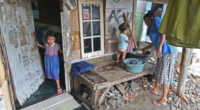 kemiskinan di pesisir jakarta