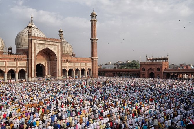 salat idul fitri di sejumlah negara