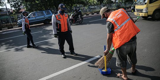 Sanksi Sosial Pelanggar PSBB Jakarta