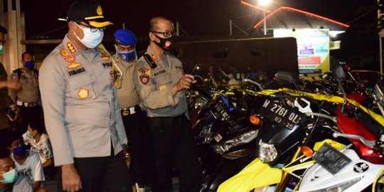 Polisi Amankan 500 Pebalap Liar di Sidoarjo