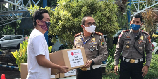 Gerakan Masker Indonesia Bagikan 200.000 Masker Cegah Penyebaran Covid-19