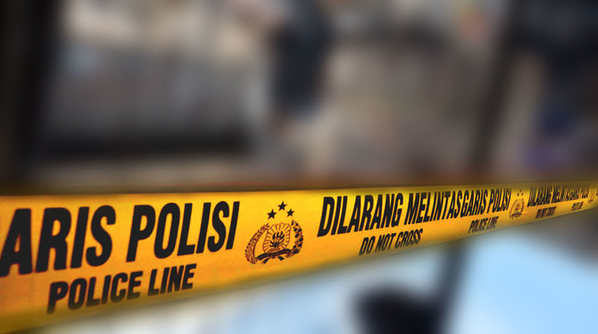 ilustrasi garis polisi